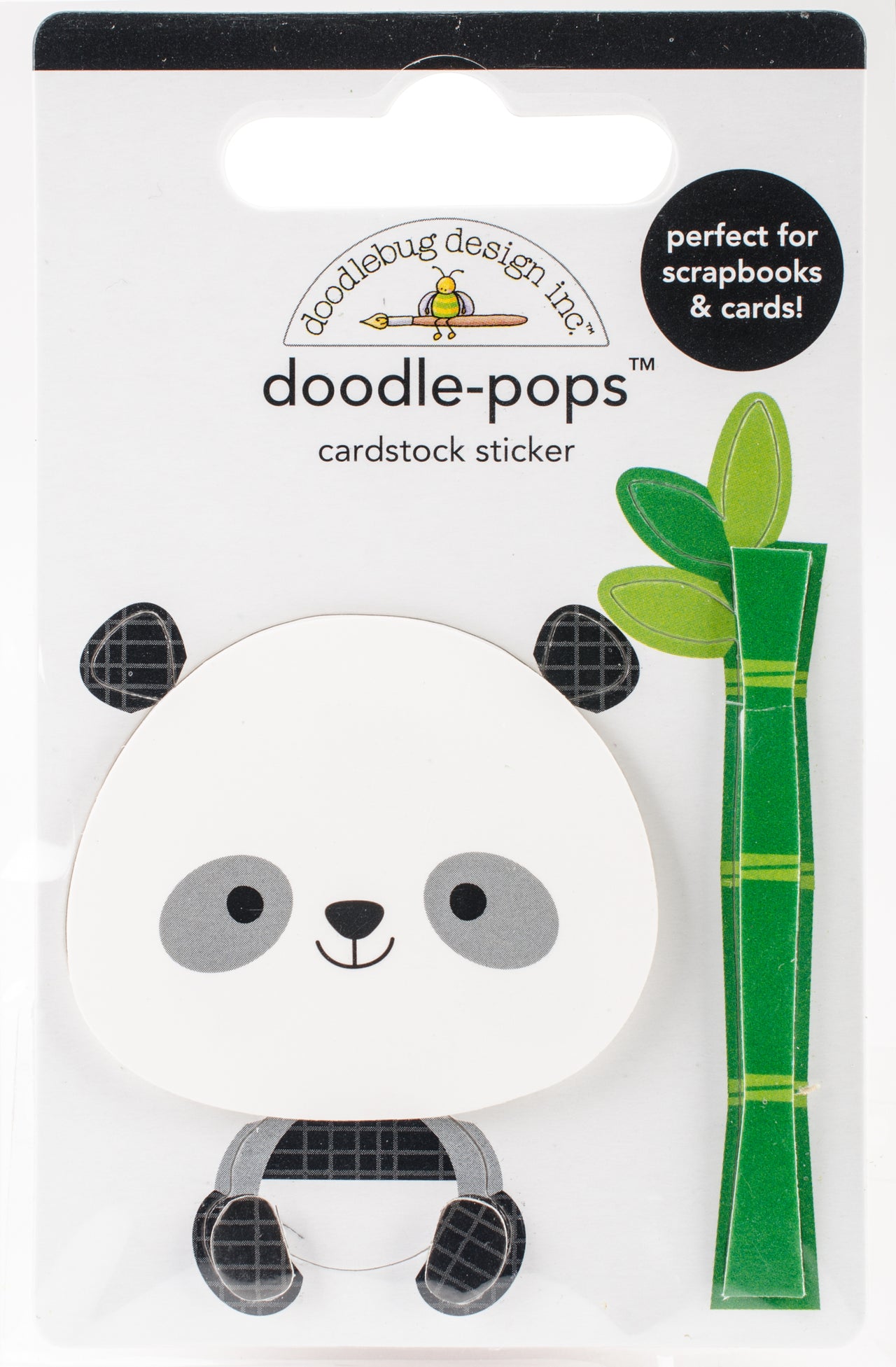 Doodlebug Doodle-Pops 3D Stickers - At The Zoo Polly Panda