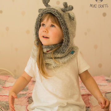 Rudolph reindeer hood