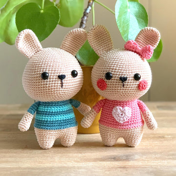 Emily and George the Bunnies