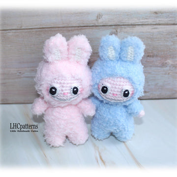 Smiling Bunny / Labubu Crochet Pattern