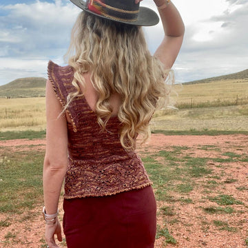 Wyoming Romance Lace Top