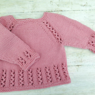 Sweet Lizzie Top Down Pullover