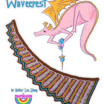 Wavecrest Dragon Tail Shawl