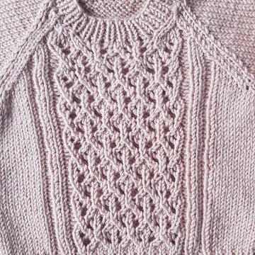 Laura Lace Panel Sweater