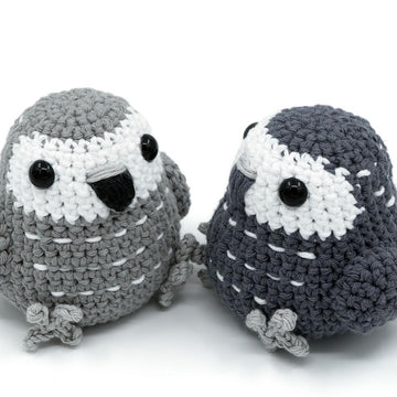 Amigurumi African Grey Parrot