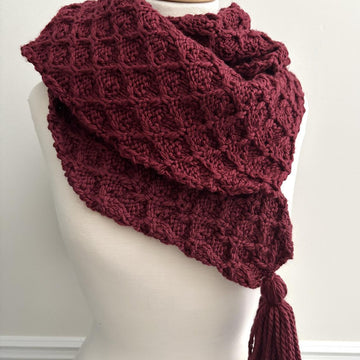 The Trellis Hooded Scarf