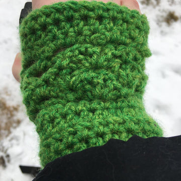 Lucky Diamonds Fingerless Gloves