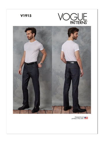 Vogue Sewing Men's Jeans V1915 - Sewing Pattern