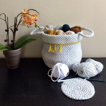 Up-cycled Basket