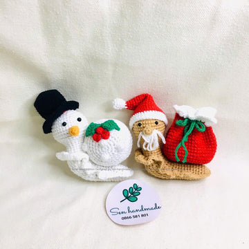 Frosty Snail- Crochet pattern- PDF file- English
