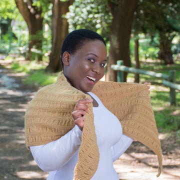 Ruched Shawl