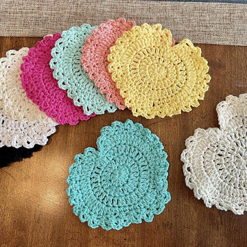 Heart Face Cloth or Place Mat