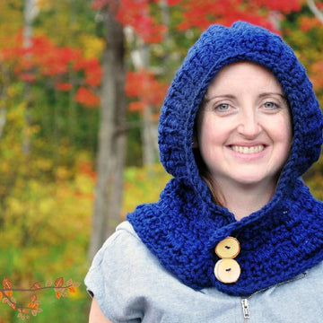 Woodland Friends Hooded Cowl (Fox/Skunk/Wolf)