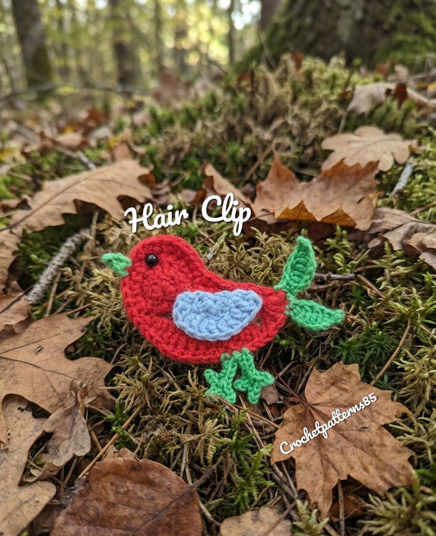 Bird hair clip English-US