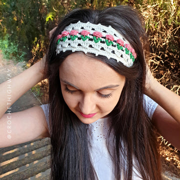 For the Love of Tulips Headband & Bookmark
