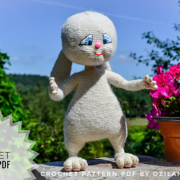 Snowball bunny rabbit toy