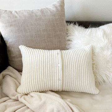 Serenity Ridged Pillow Cover