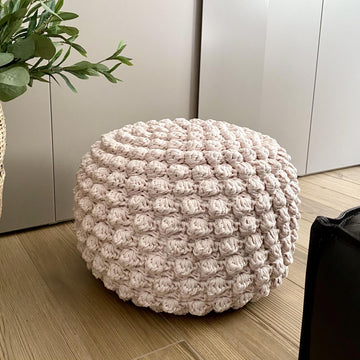 4 T-SHIRT YARN Pouf Patterns
