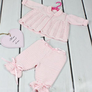 Ribbon & Roses Set Knitting Pattern #27