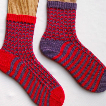 Two Color Mismatched Socks