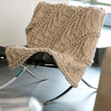 Studio Afghan in Lion Brand Homespun - L32046