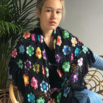 Happy Flower Shawl