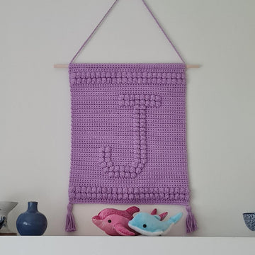 Letter J Wallhanging