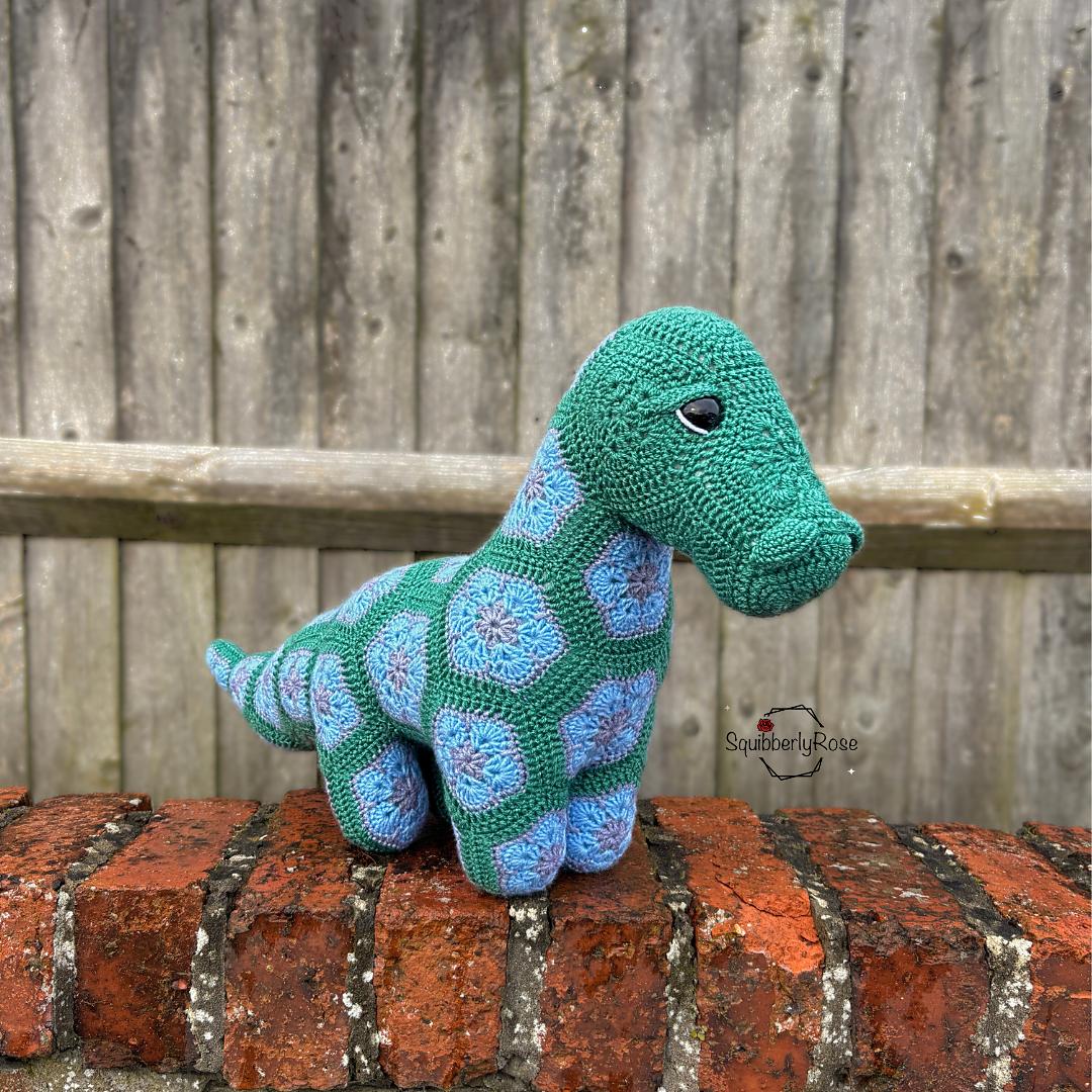 Bryan the African flower Brontosaurus dinosaur