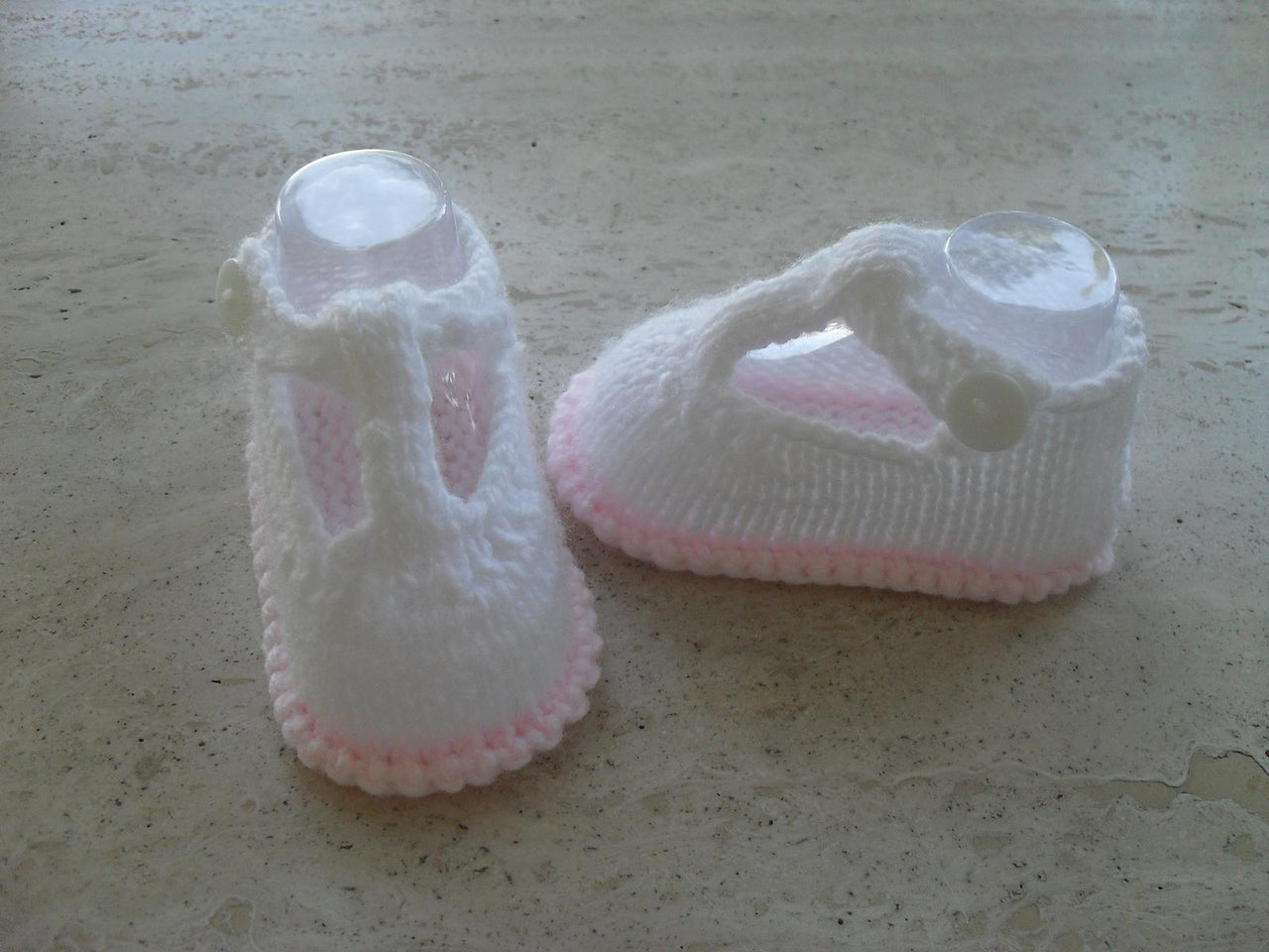 Baby Girl T Bar White Shoes