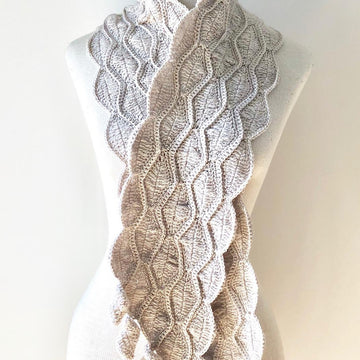 Elegant Leaves Scarf