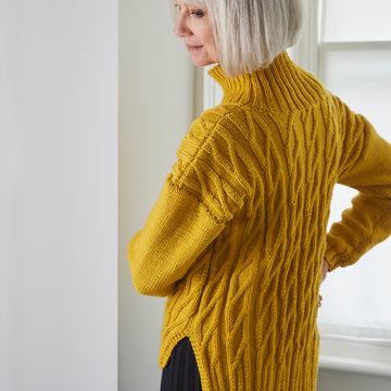 Rosita Sweater - Knitting Pattern For Women in MillaMia Naturally Soft Aran