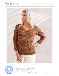 Victoria Jumper in Berroco Vellina - Downloadable PDF