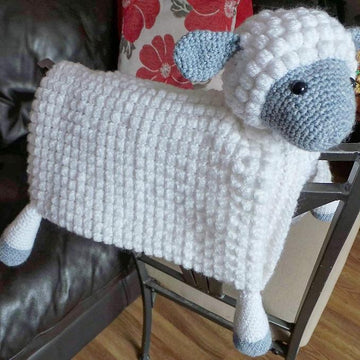 3 in 1 Farm Sheep Folding Baby Blanket