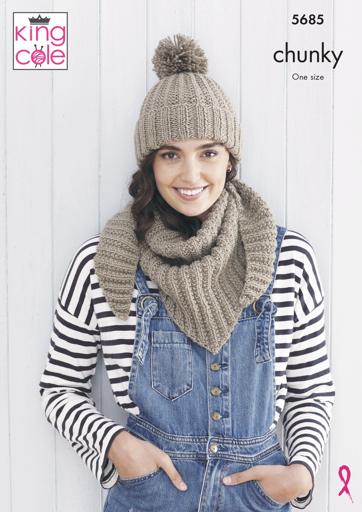 Shawls and Hats Knitted in King Cole Subtle Drifter Chunky - 5685 - Downloadable PDF