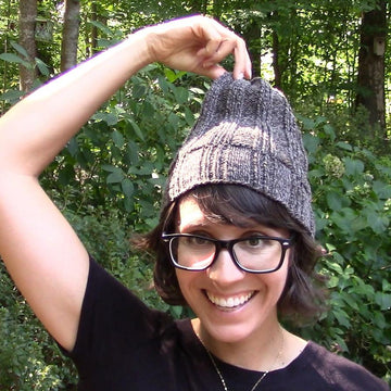 Knit on Pearl Hat