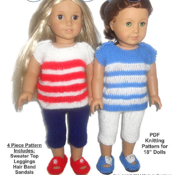 Summer Casual for AG and other 18'' Dolls