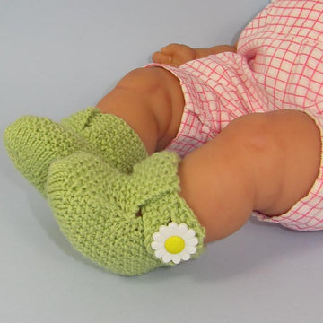 Baby T Bar Daisy Booties