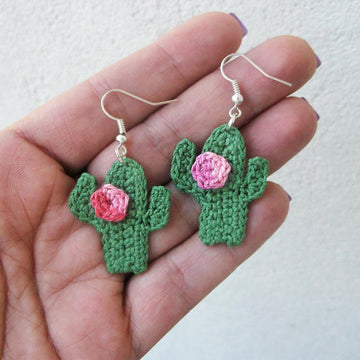 Cactus earrings