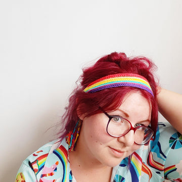 Super Simple Rainbow Headband