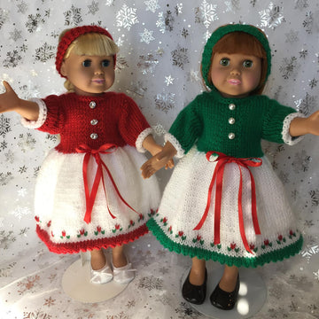 Christmas Doll Dresses