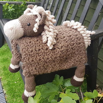 3in1 Farm Horse Pony Folding Baby Blanket