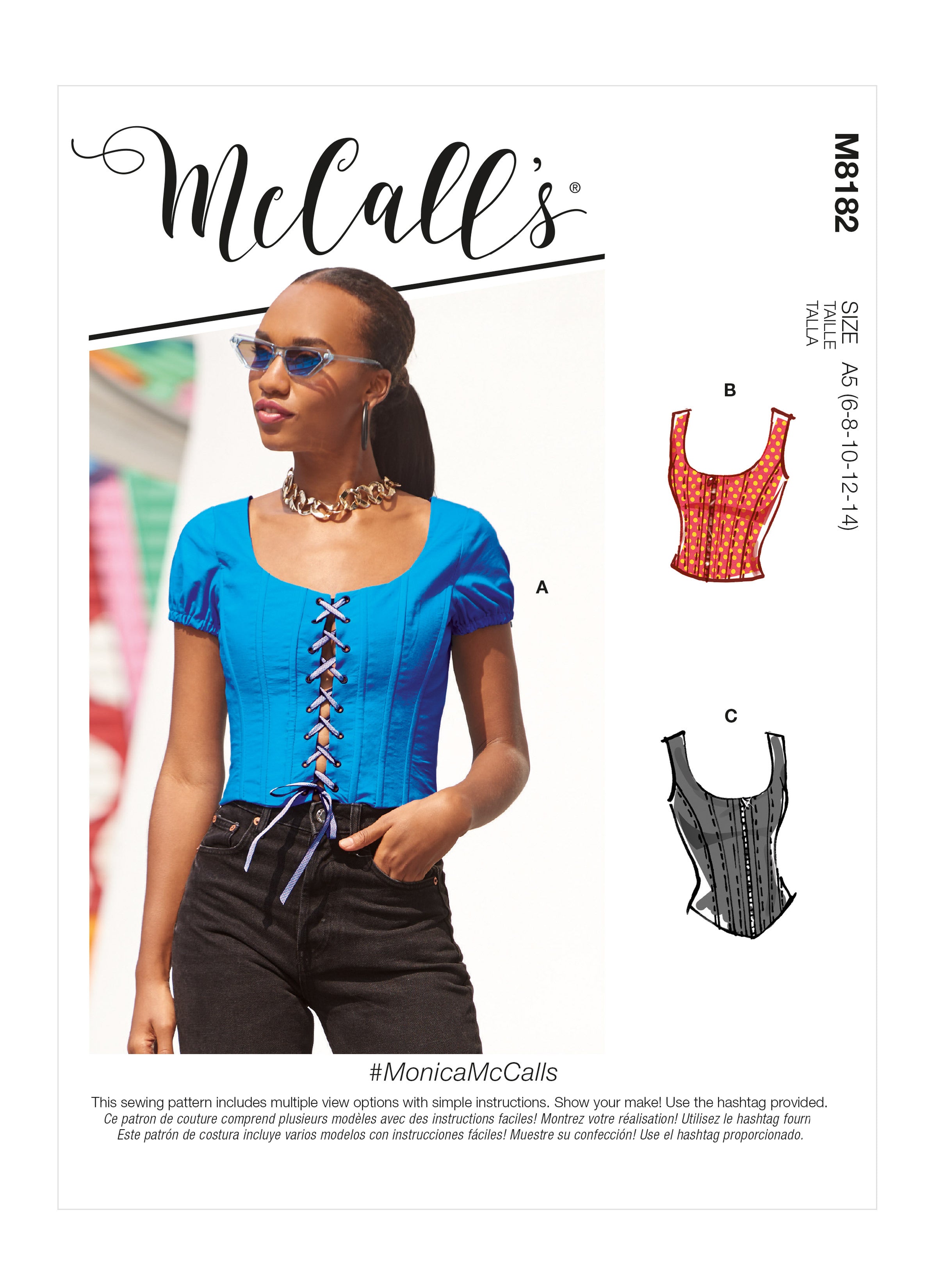 McCall's Misses' Tops M8182 - Sewing Pattern
