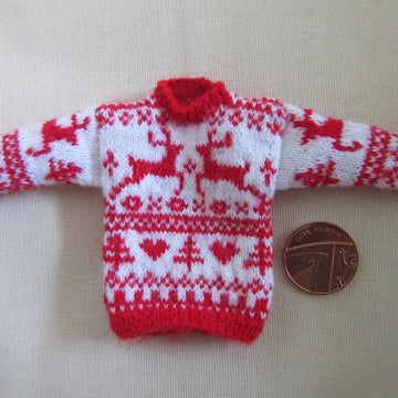 1:12th scale Mans Christmas Sweater