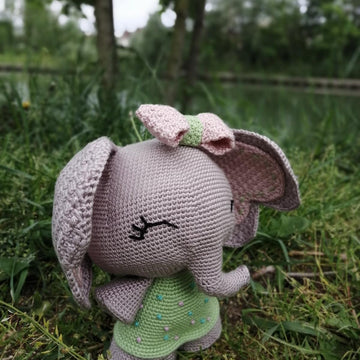 Cute amigurumi elephant