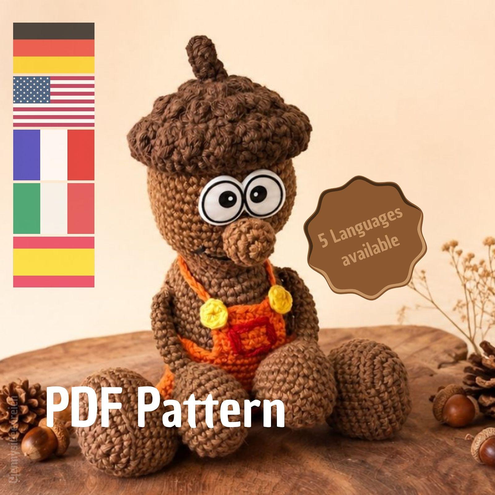 Amigurumi Herbstdeko Eichelbert