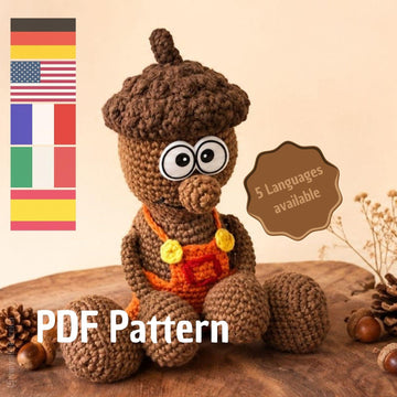 Amigurumi Herbstdeko Eichelbert