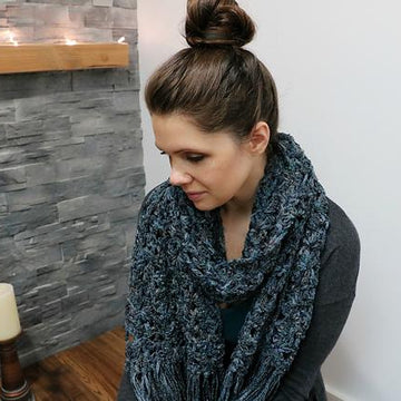Sparkle & Shine Fringe Scarf