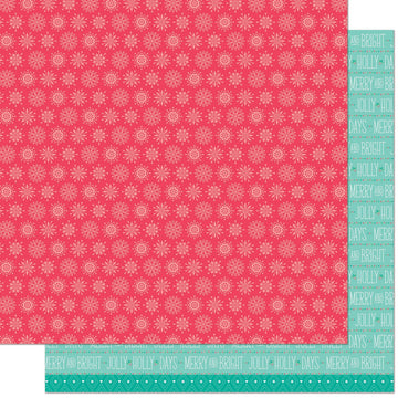 Lawn Fawn Snow Day Remix Double-Sided Cardstock 12"X12" - Beanie Remix