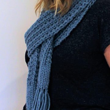 Winter Blues Scarf