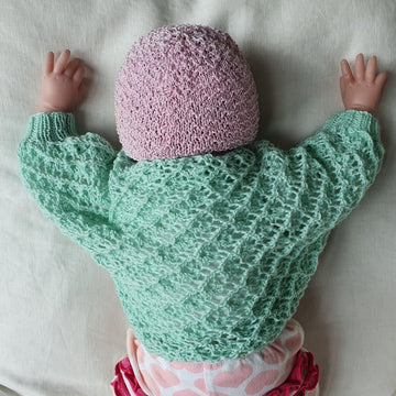 Josie - Baby’s 4ply lace shrug